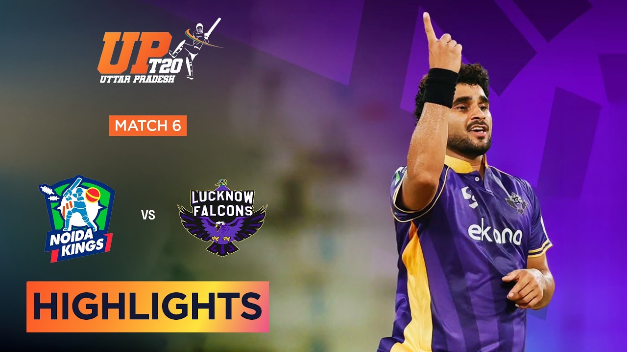 Noida Kings vs Lucknow Falcons | Match Highlights | #UPT20 2026
