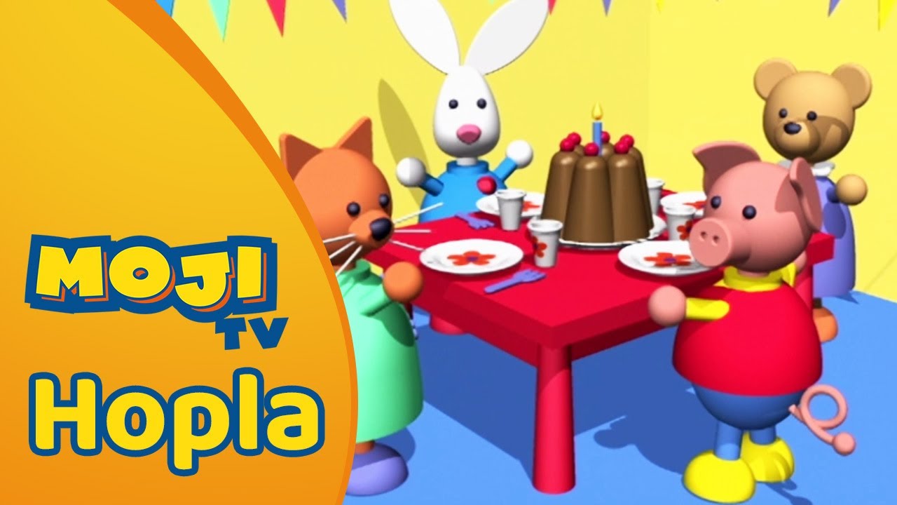HOPLA GEEFT EEN FEESTJE 🎉 | HOPLA 🐇 | Nederlandse Kinderseries | MojiTV
