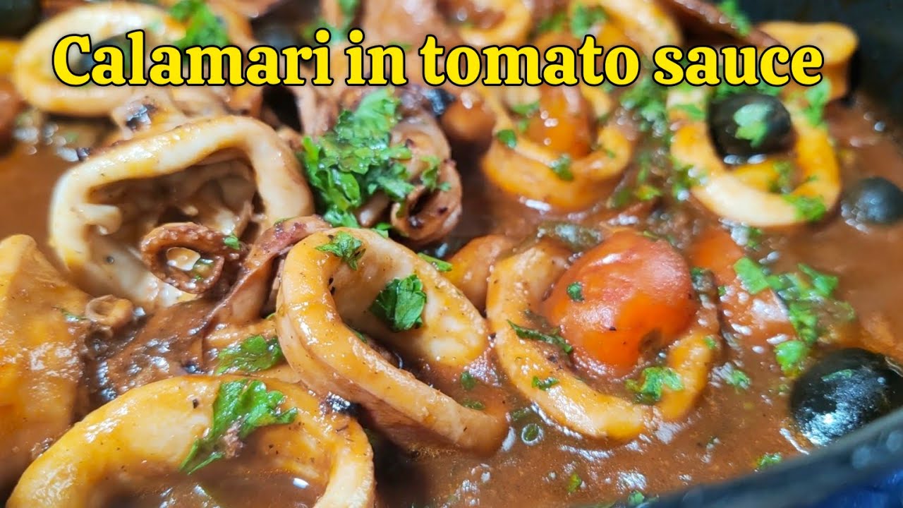 ITALIAN STYLE CALAMARI IN TOMATO SAUCE | Kitchen Time with Anna