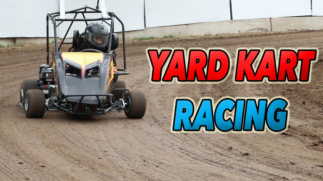 Insane Yard Kart Races In My BackYard Track!