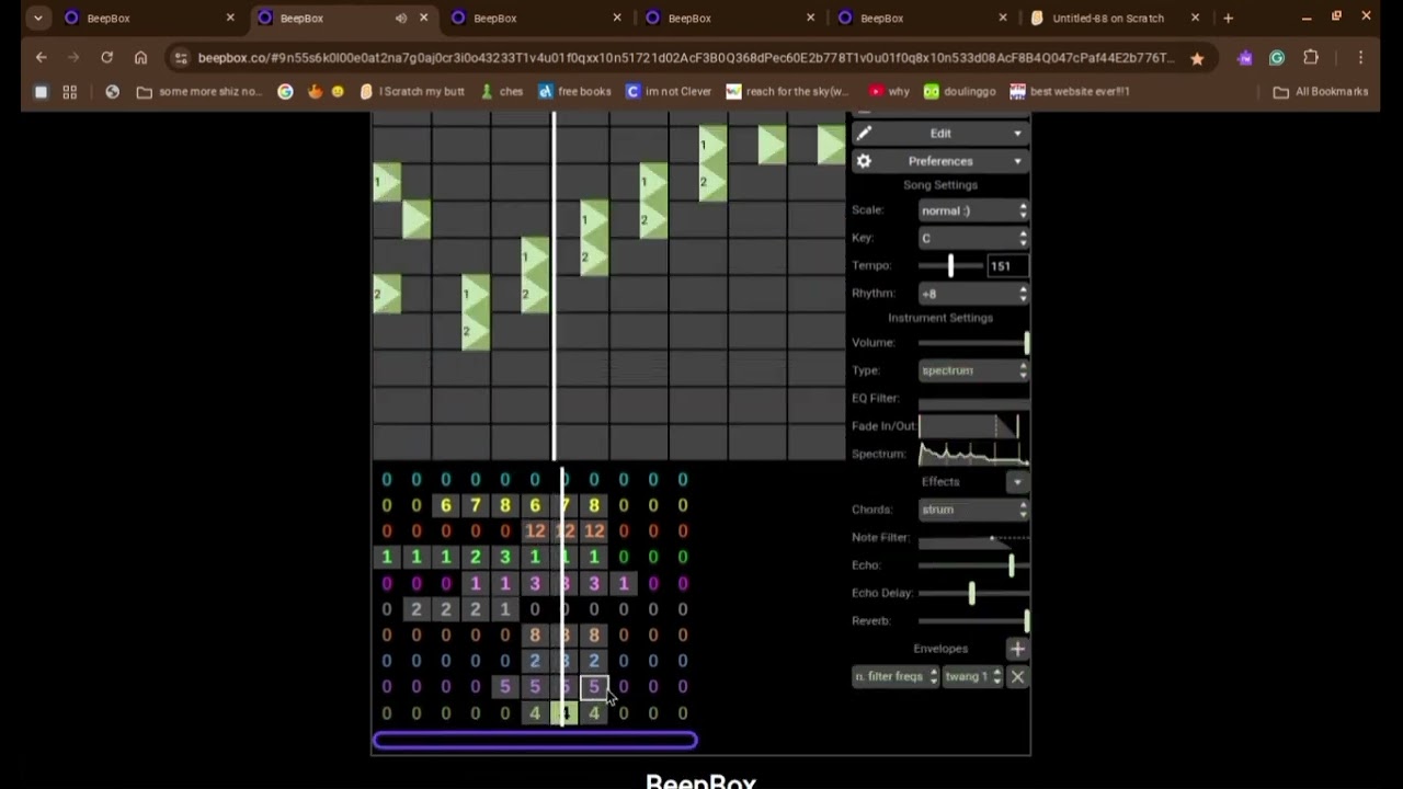 All of the current songs that I've made
