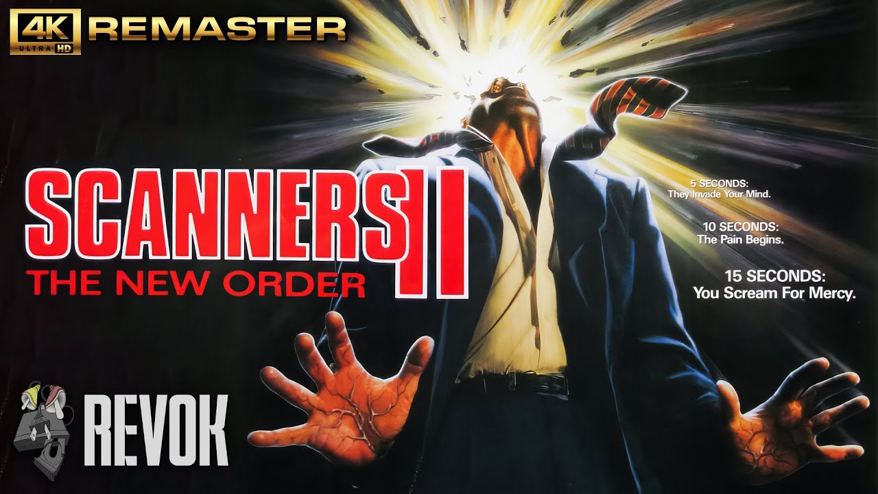 SCANNERS II: THE NEW ORDER (1991) Trailer | Telepathic Sci-Fi Horror Sequel | 4K Restoration