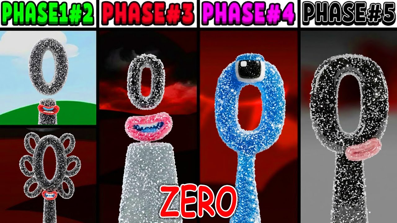 FOOD My Incredibox Sprunki OC: All Zero From Phase 1 to Phase 5 #Sprunki