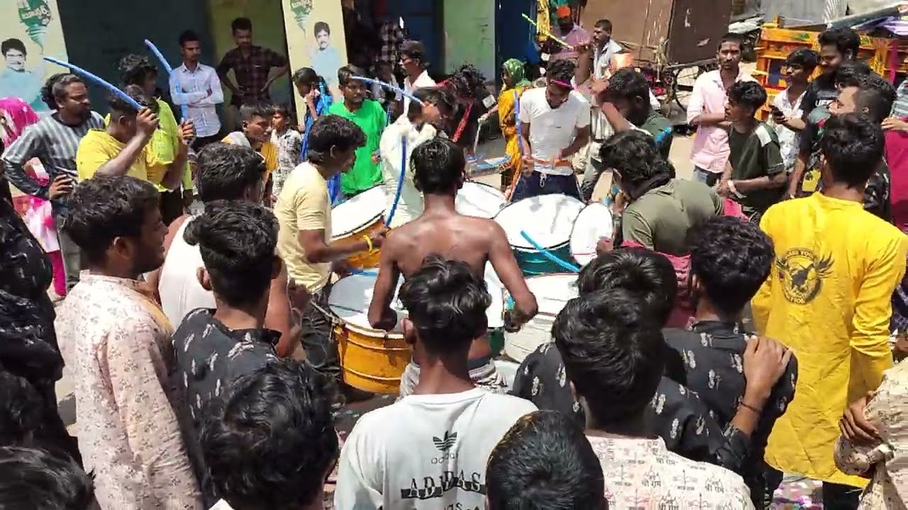 Kamareddy Ganesh Nimajanam Gadi Shivaji Sena vs Rudra Sena band competition 🔥 #kamareddy ganesh