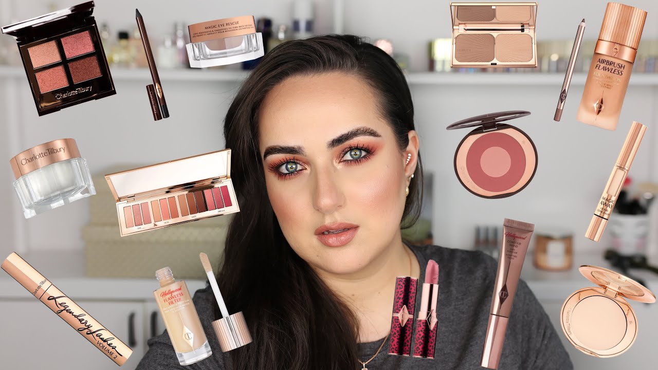 FULL FACE OF CHARLOTTE TILBURY MAKEUP! ONE BRAND TUTORIAL! | PATTY