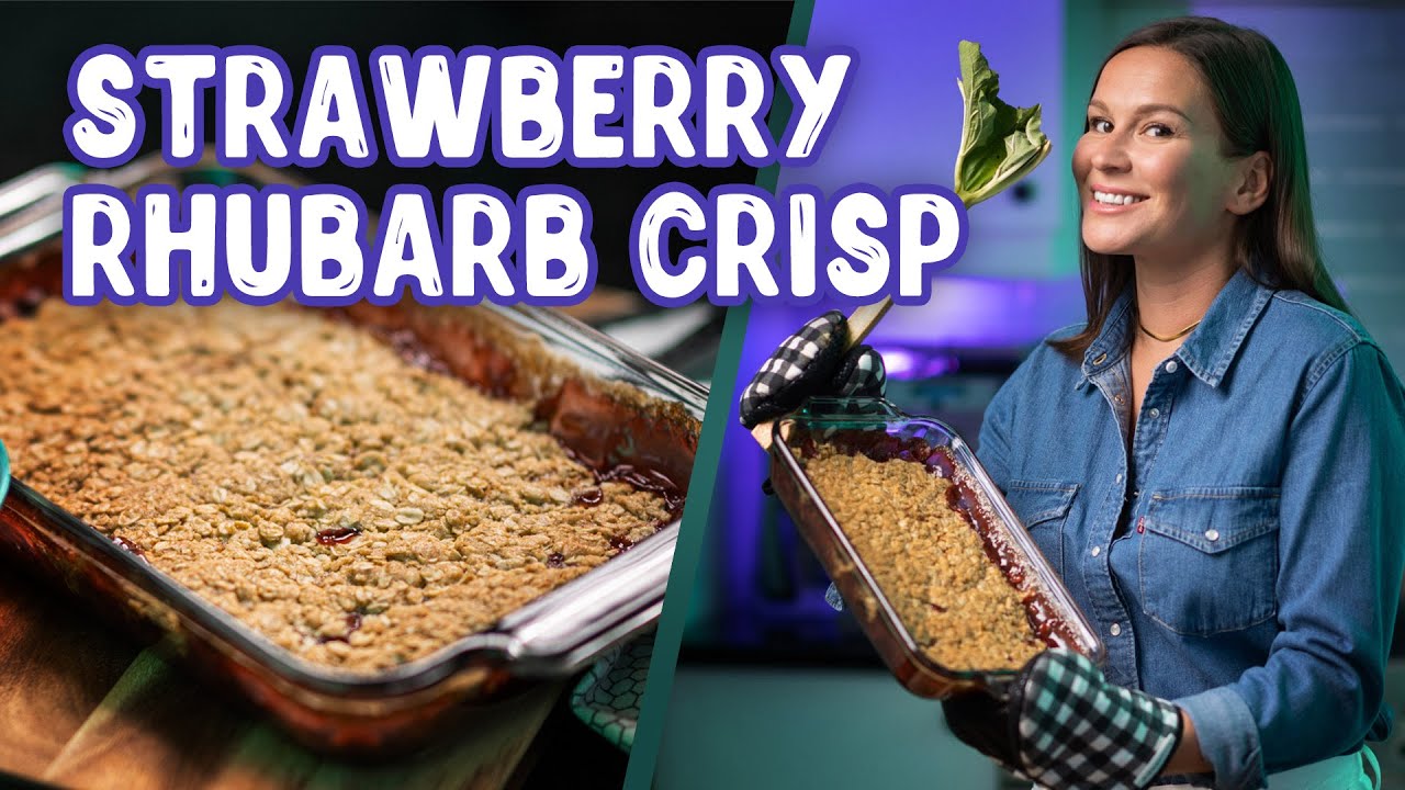 Strawberry Rhubarb Crisp - Strawberry Rhubarb Crumble