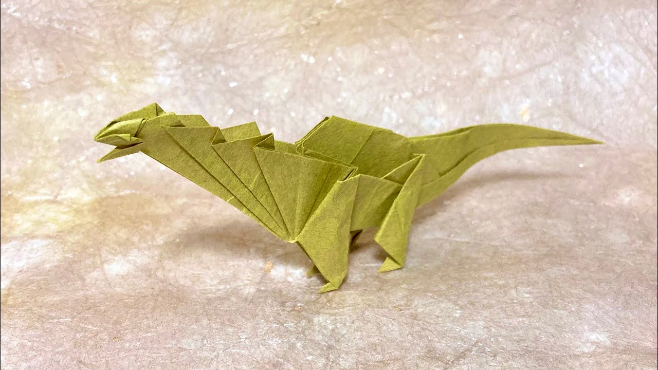 【Origami】Amargasaurus How to fold 【折り紙】アマルガサウルスの折り方