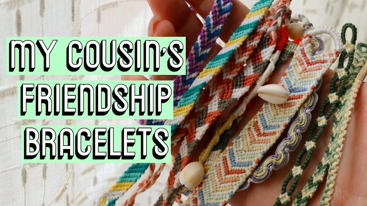 My Cousin Shows Me Her Bracelets [CC] || Friendship Bracelets