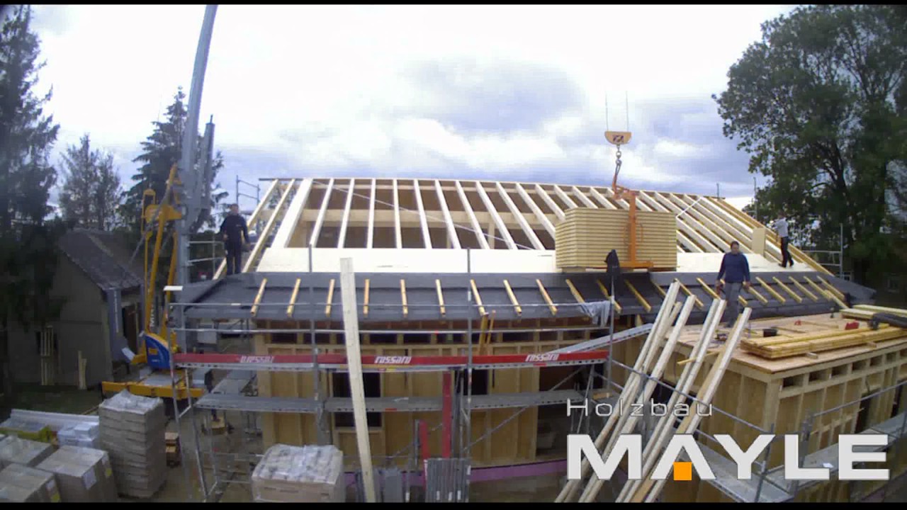 Neubau in Holzrahmenbauweise von Holzbau Mayle
