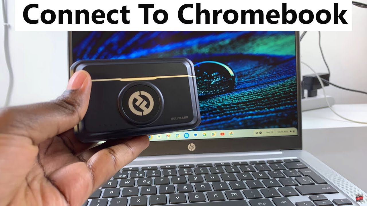 How To Connect Hollyland Lark M2 Wireless Microphone To Chromebook