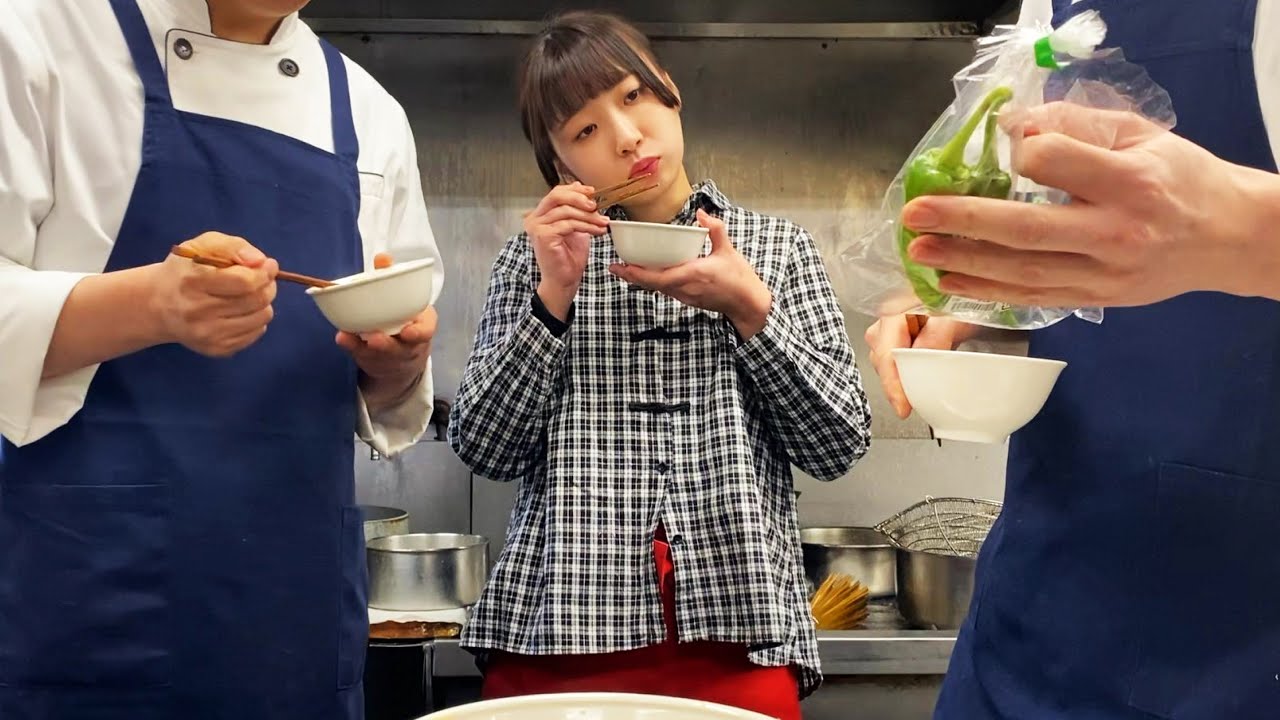 まかないガールズちゃんと仲良く食べたいもの。それは……。【担々麺】Szechuan dish of noodles