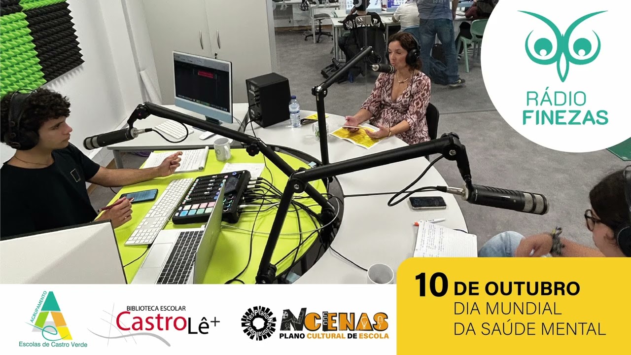 Inês Alegre e Fausto Ferreira à conversa com a psicóloga Sandra Baltazar sobre Saúde Mental