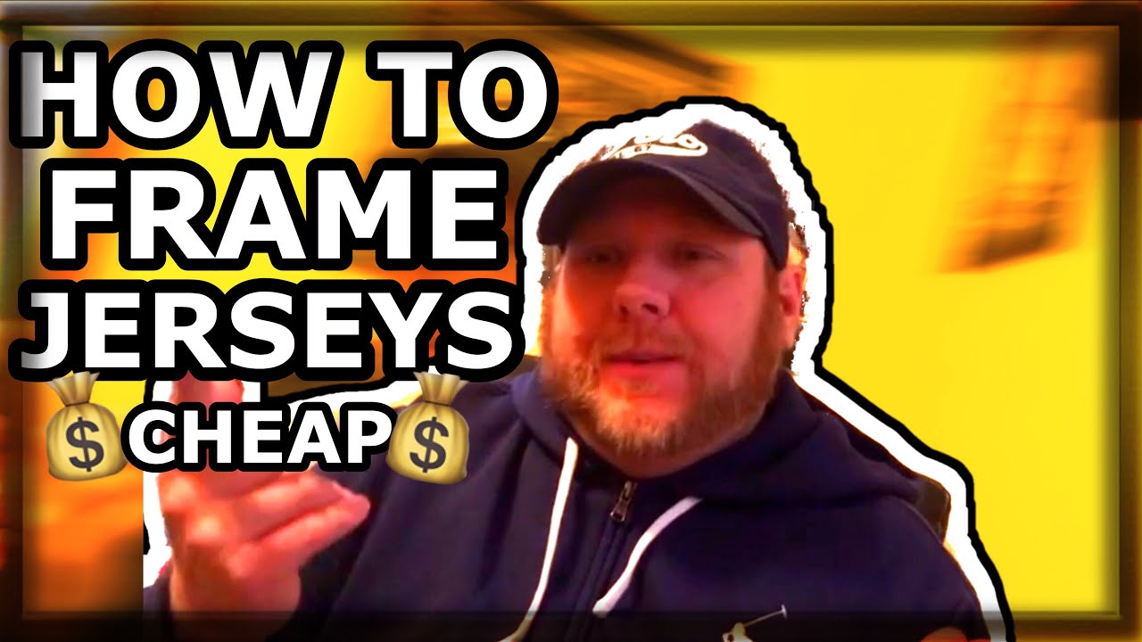 HOW TO FRAME AND MAT YOUR JERSEY FOR UNDER $100 CHEAP