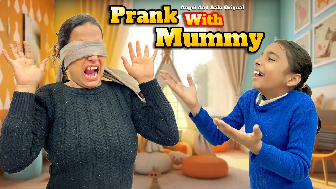 MUMMY KE SAATH PRANK | Mummy Ko Angel Kya Khila Diya | angel And Aalu