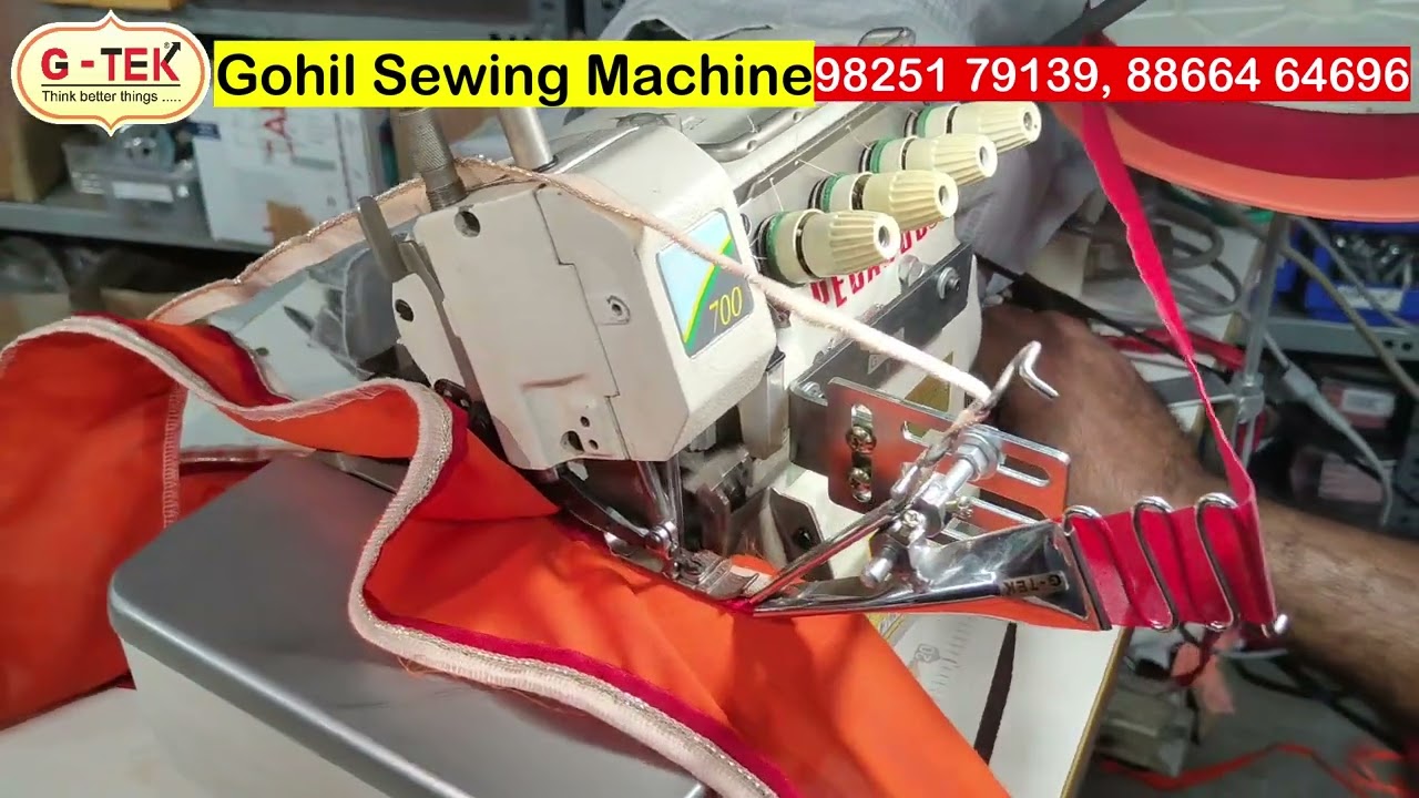 Over Lock Lace Patti Piping Customized Folder #folder, #overlockmachine, #lace, #attachment
