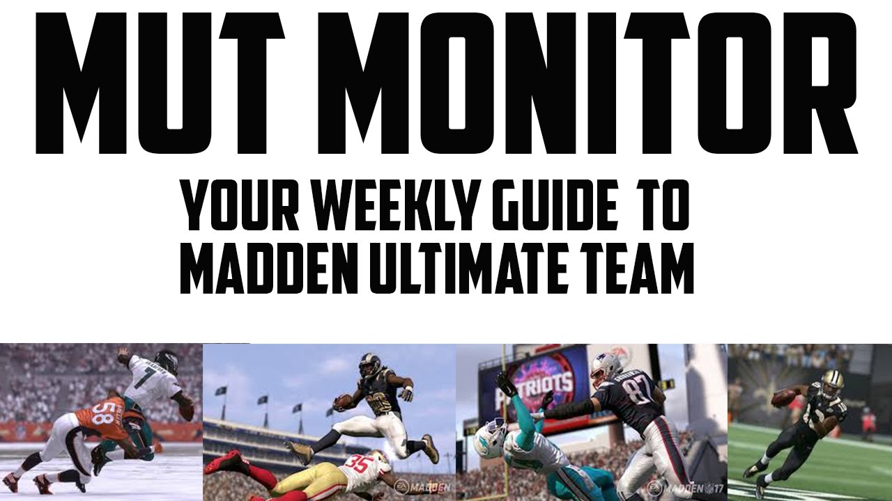 MUT Monitor - Review of everything Madden Ultimate Team 17 from the past week