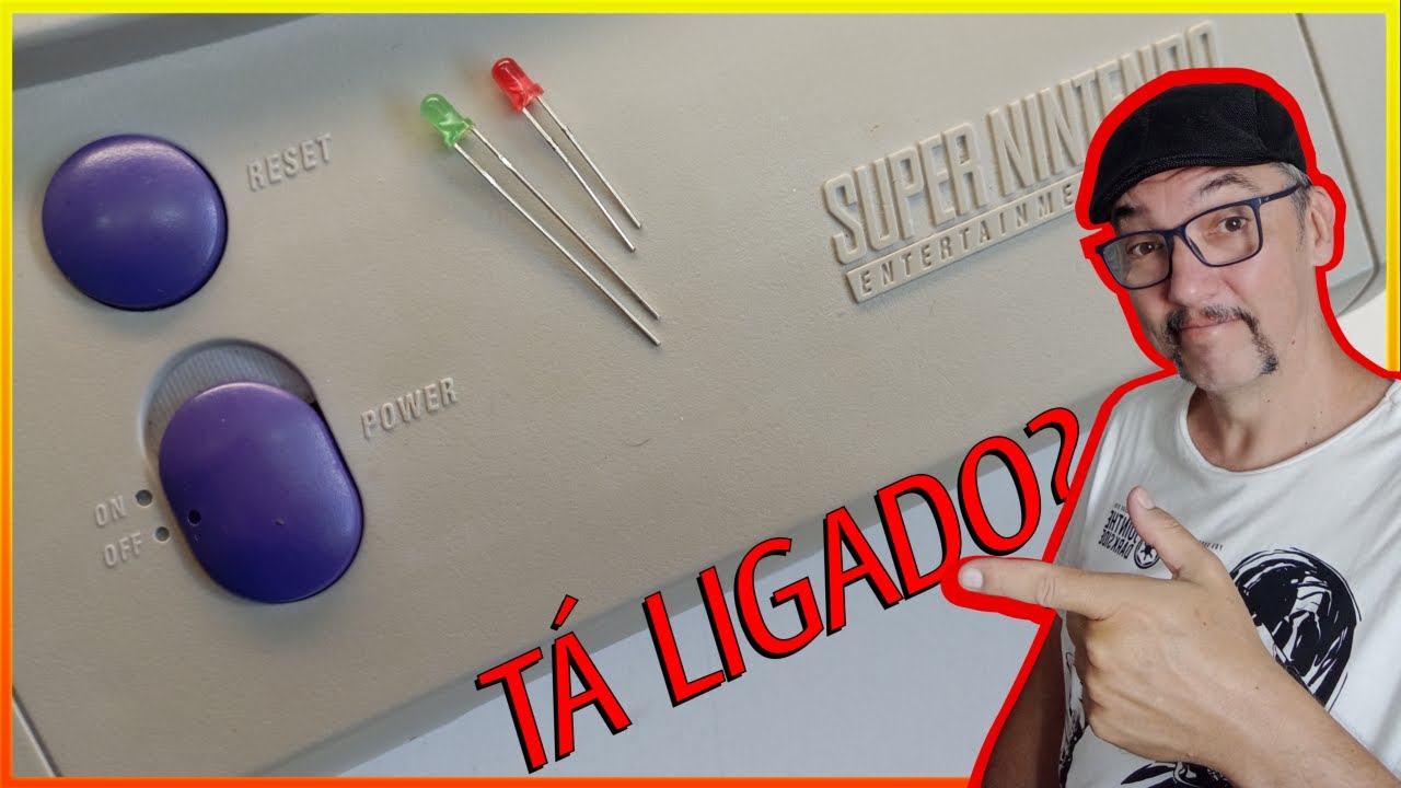 SUPER NINTENDO BABY COM LED POWER - COMO EU ACABEI FAZENDO...