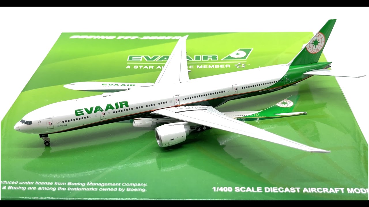 JC Wings Eva Air 777-300ER Unboxing and Review