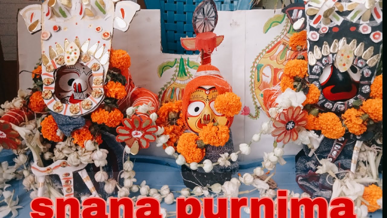 Jagannath snana yatra at home ||#viral #jagannath #snanapurnima#puri #jagannathtemple