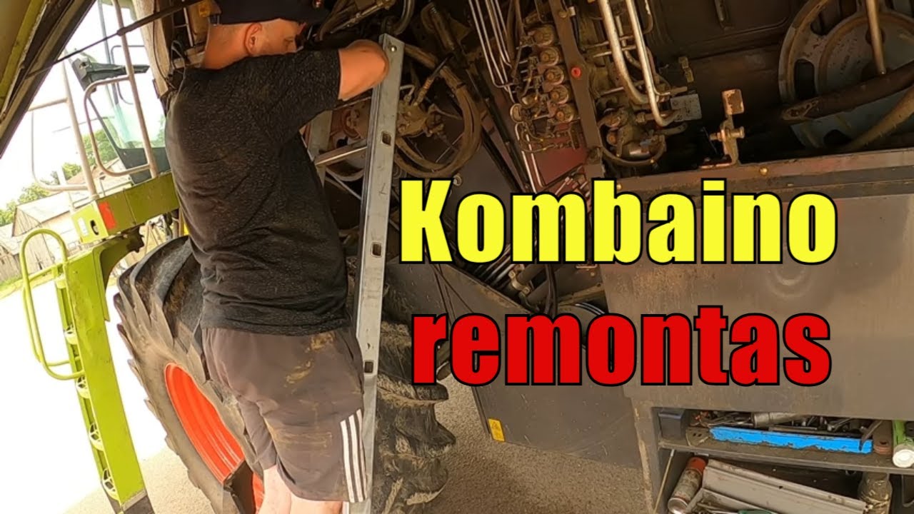 Kombaino remontas/Keičiam pagrindinį chederio diržą