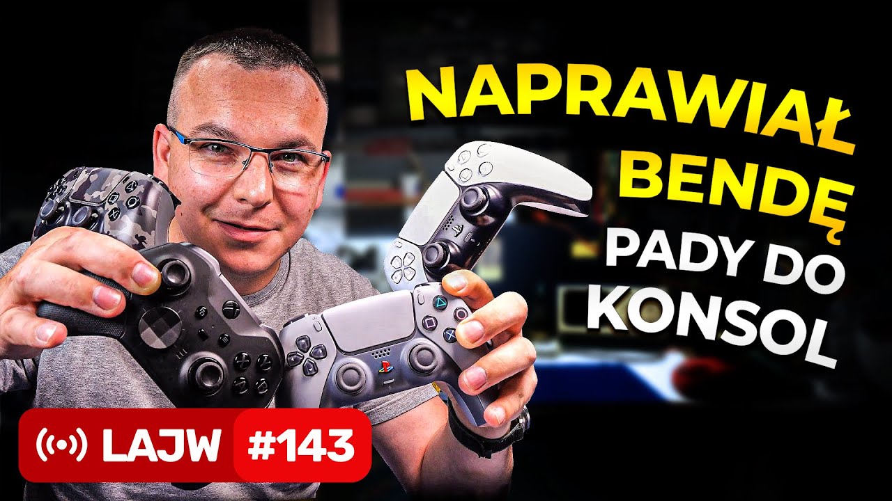 POPULARNA USTERKA w Padach od PS4, PS5, XSX - wymiana analogów na LEPSZE! LIVE #143