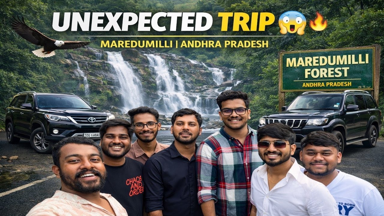 Unexpected Road Trip to Maredumilli 🌿 | Friends, Cars  🚗