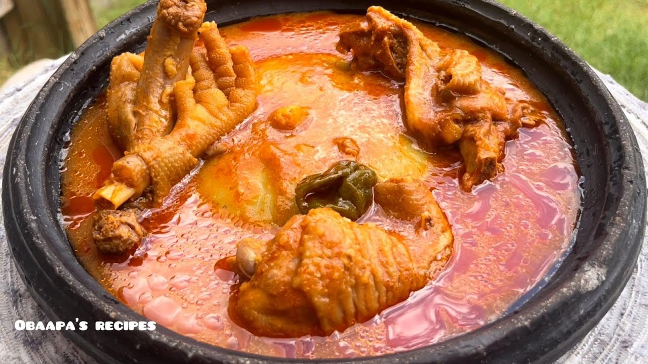 Как приготовить традиционный ганский лёгкий куриный суп. Настоящий куриный суп, который должен по...