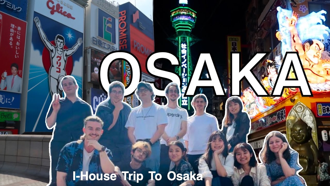 留学生の大阪旅行｜Osaka Travel Vlog! Takoyaki* Okonomiyaki* Dotonbori