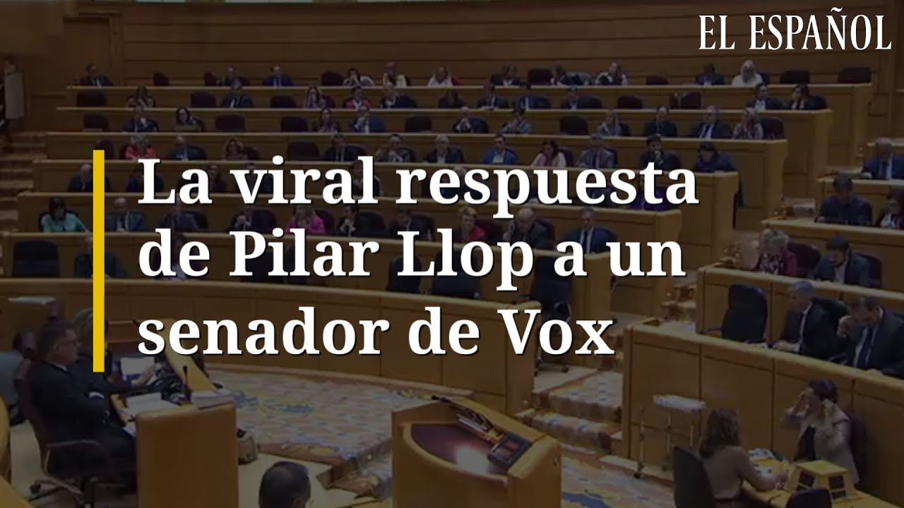 La viral respuesta de Pilar LLOP a un senador de VOX