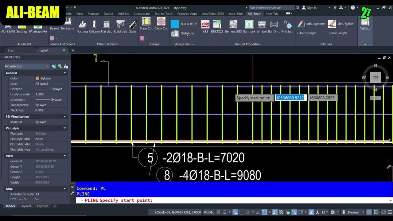 ALI-BEAM Tutorial 27 | Beams RFT. Details - Part 06