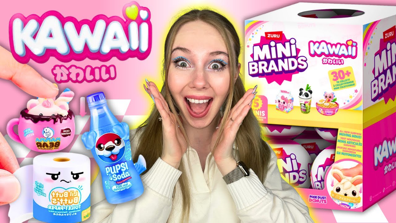 OTWIERAM NAJSŁODSZE MINI BRANDS KAWAII 🍰 | Kawaii | Mini Brands | Zuru | Pattje