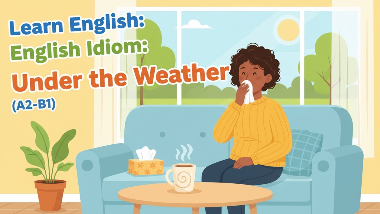 Master 'Under the weather': Essential English Idioms for A2-B1 Learners