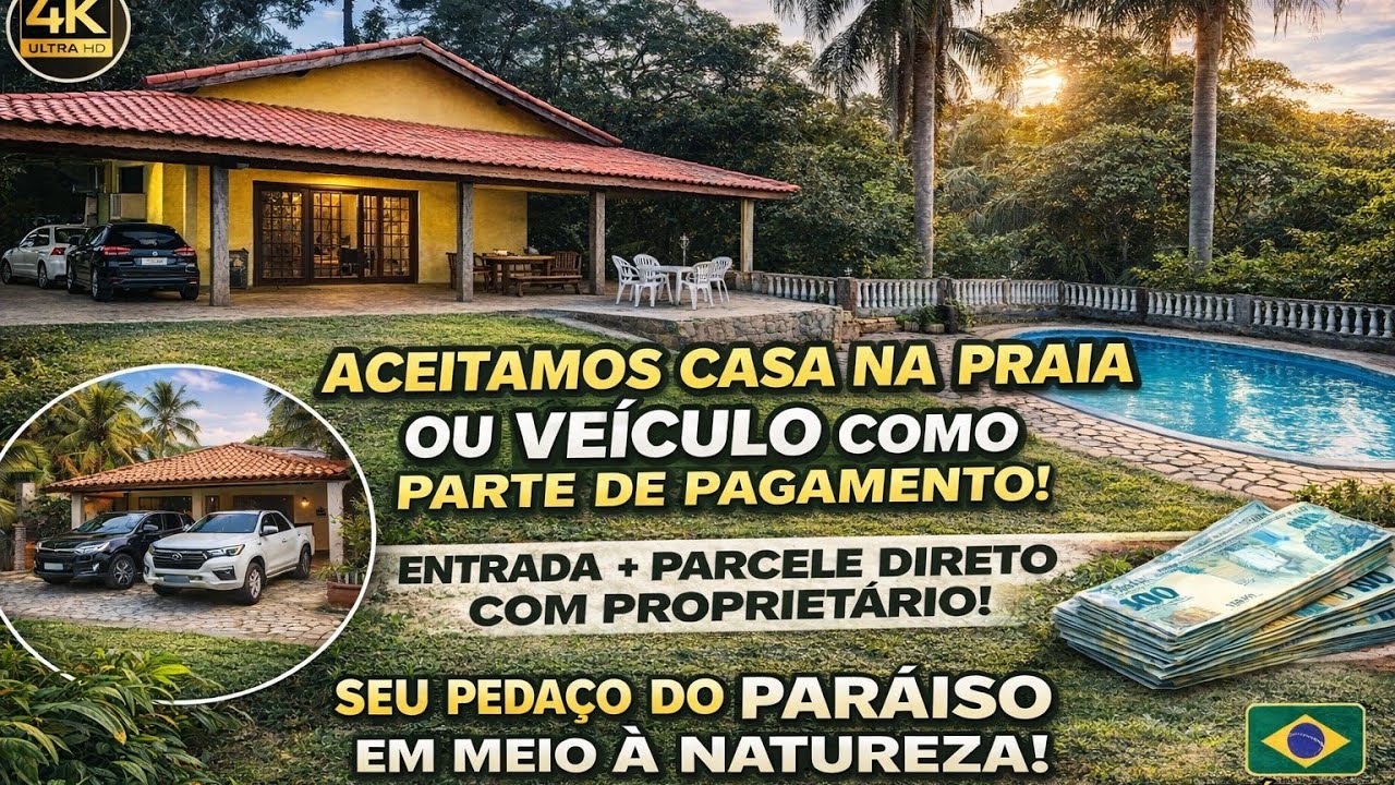  paz e natureza em Ibiúna — sua chácara5.000 m² dos sonhos , aceita permuta e 🚗 com parte pagamento 