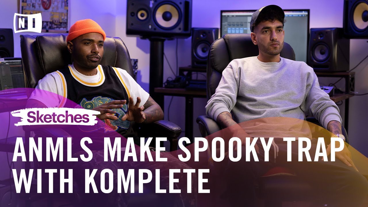 The ANMLS (The Weeknd, French Montana, Belly) Build A Spooky Trap Beat | Native Instruments