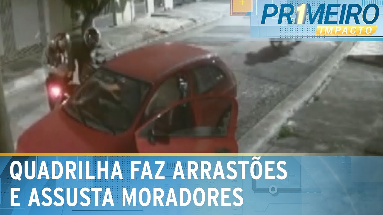 S&eacute;rie de arrast&otilde;es e roubos preocupa moradores de Santo Andr&eacute; | Primeiro Impacto (06/11/24)