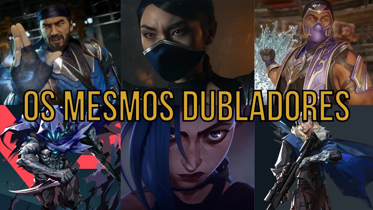 Dubladores de Mortal Kombat 11 em  Outras Mídias | Dublagem PT-BR de Games