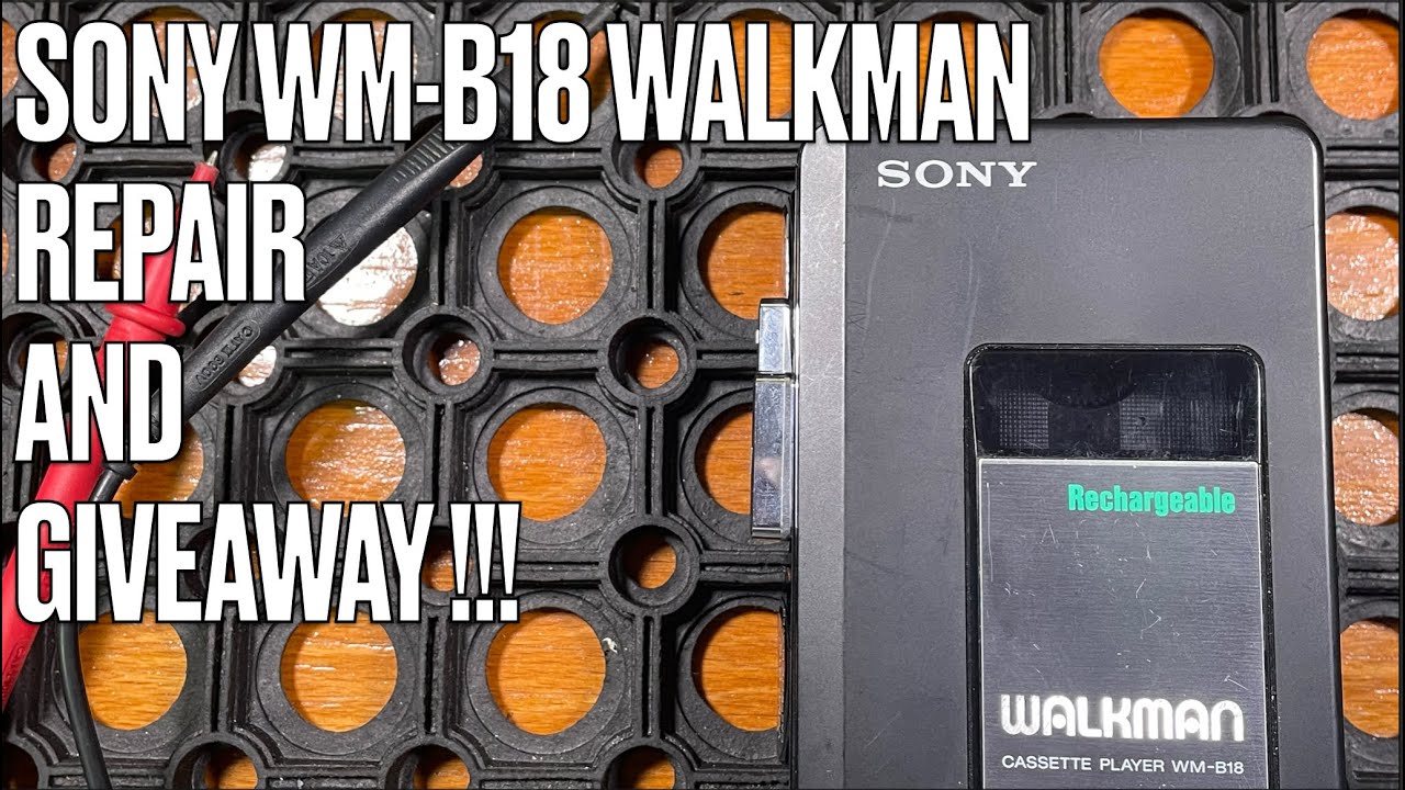 Repairing a SONY Walkman WM-B18 and giving it away