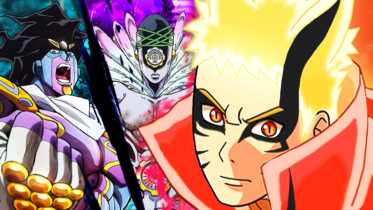 All Of Jojo Vs Baryon Mode Naruto.