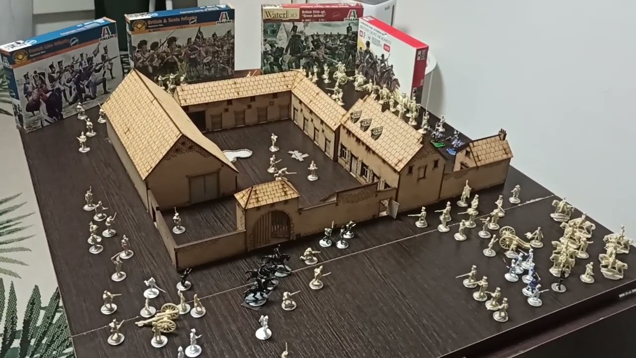 Солдатики! Диорама - La Haye Sainte Waterloo 1815