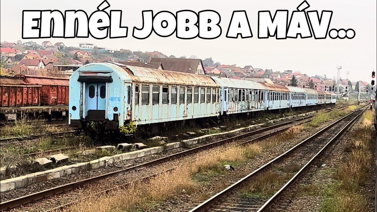 ROMÁNIA A MÚLTBAN RAGADT... TÁBLÁS VONATOK, ROHADT SZERELVÉNYEK ÉS UNDOR... [4K 60 FPS]