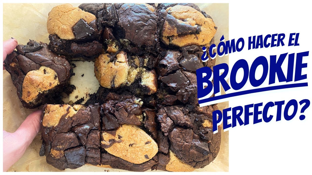 Brookies Receta | Brownie y Chocolate Chip Cookie junto!