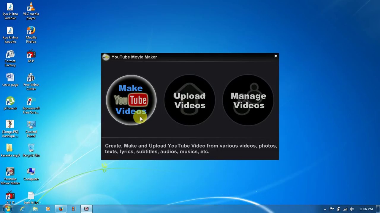How to Make  a Lyrical Videos on Youtube Movie Maker || by Master of Tech
