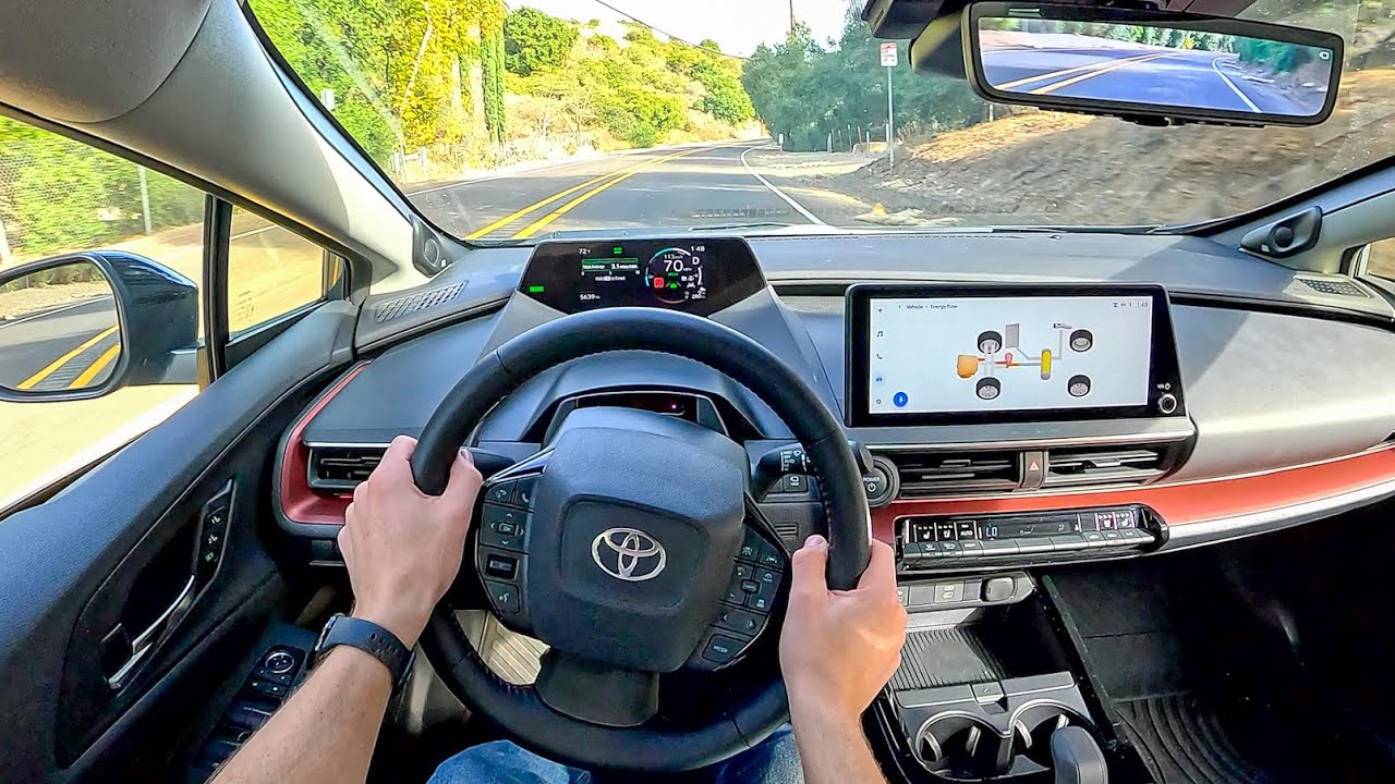 2023 Toyota Prius Prime Premium - POV Test Drive (Binaural Audio)