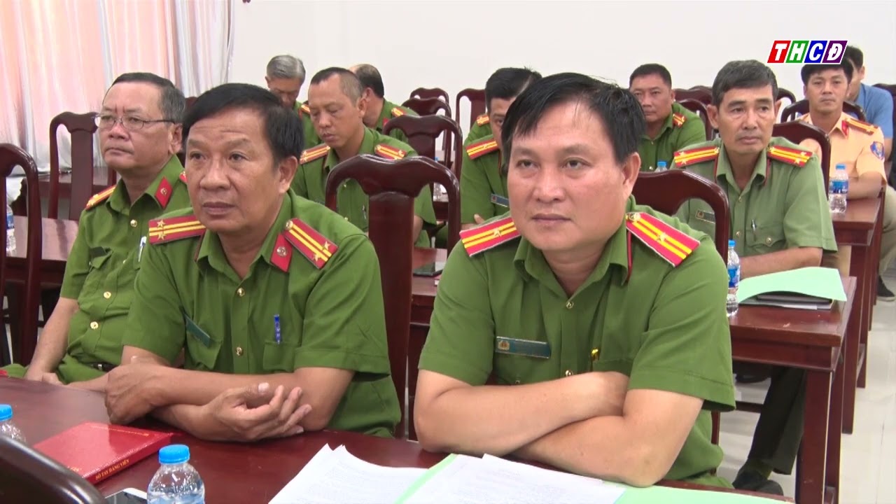 Công an thành phố Châu Đốc tổ chức hội nghị sơ kết công tác công an 6 tháng đầu năm