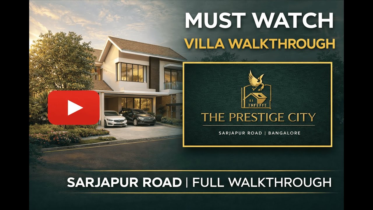 4 BHK Luxury Villa Walkthrough | Aspen Green @ The Prestige City Bangalore | Super HD Tour