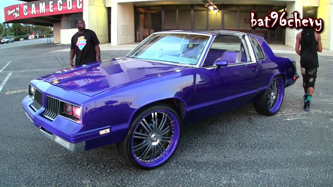 Candy Purple Oldsmobile Cutlass on 24
