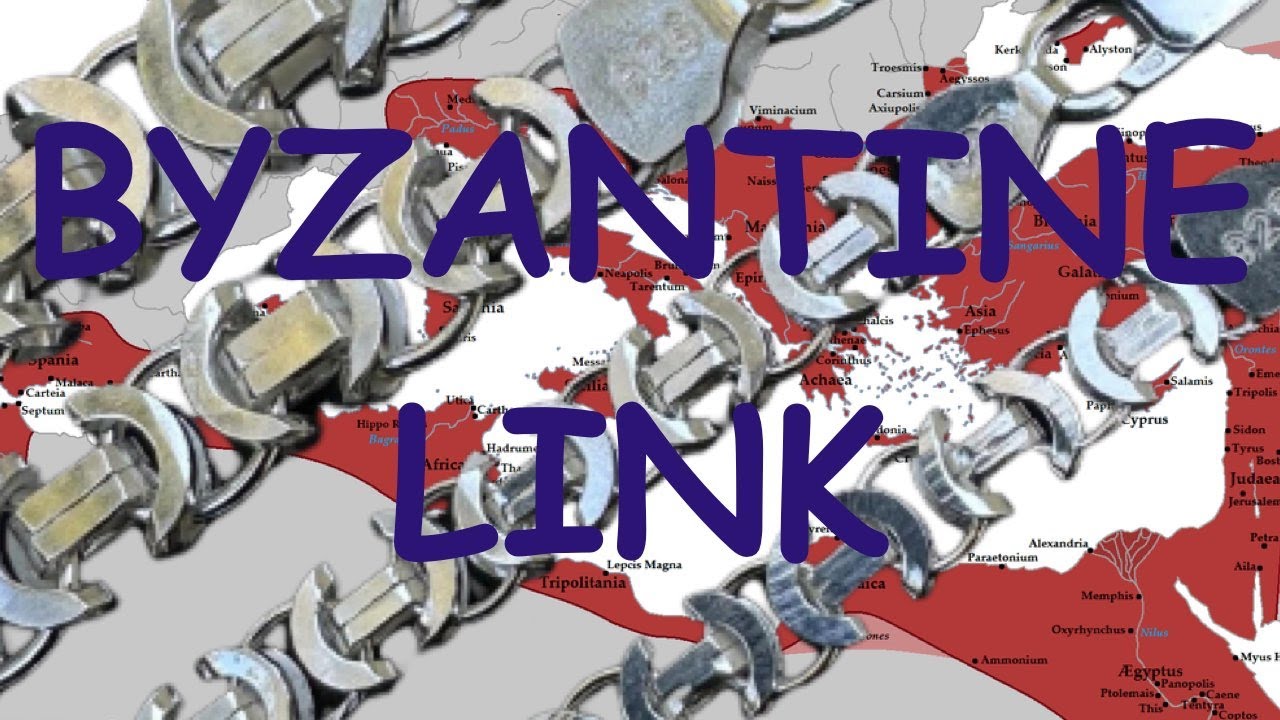 ANCIENT CHAIN FROM BYZANTINE EMPIRE - Flat Byzantine 925 Silver Chain Or Bracelet By Harlembling
