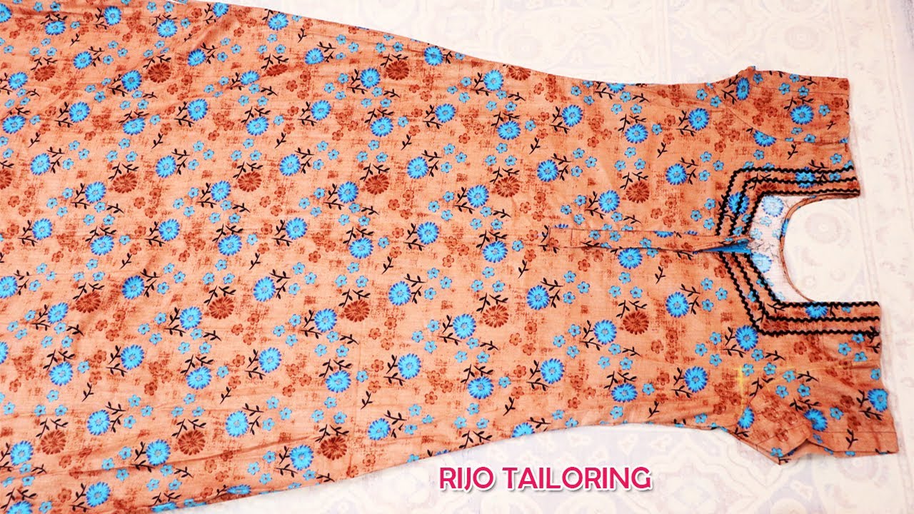 simple nighty cutting and stitching in tamil | 34 inch XL size nighty cutting and stitching methods