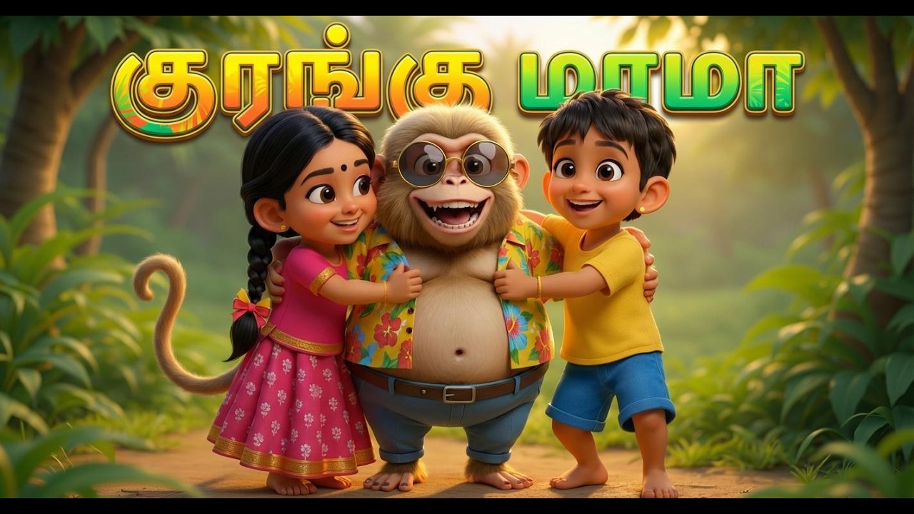 கொரங்கு மாமா 🐒 | Super Fun Tamil Kids Song