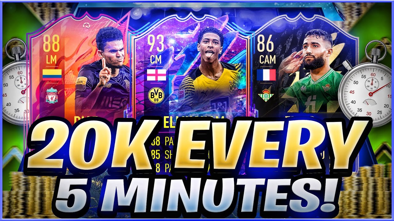 20K EVERY 5 MINS FIFA 22 BEST TRADING METHODS (FIFA 22 SNIPING FILTERS & FLIPPING)